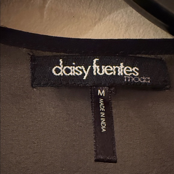 Daisy Fuentes Black Sheer Blouse - Picture 5 of 5